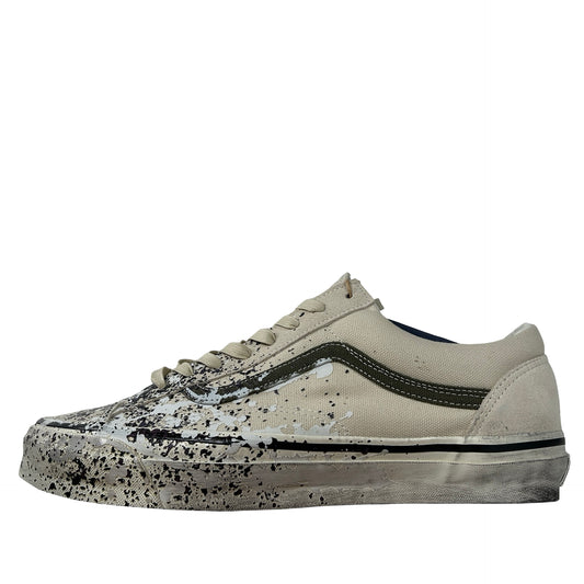 VN000D9RDJR Vans Premium Old Skool 36 Paint Splatter Turtledove