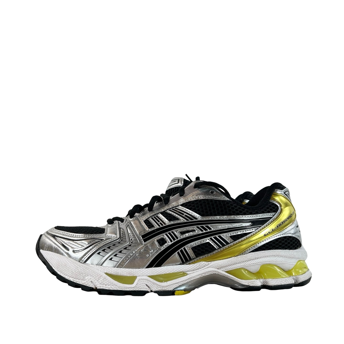1203A537 001 ASICS Gel-Kayano 14 Black Lemon Spark [USED] - 8.5 M (Used)