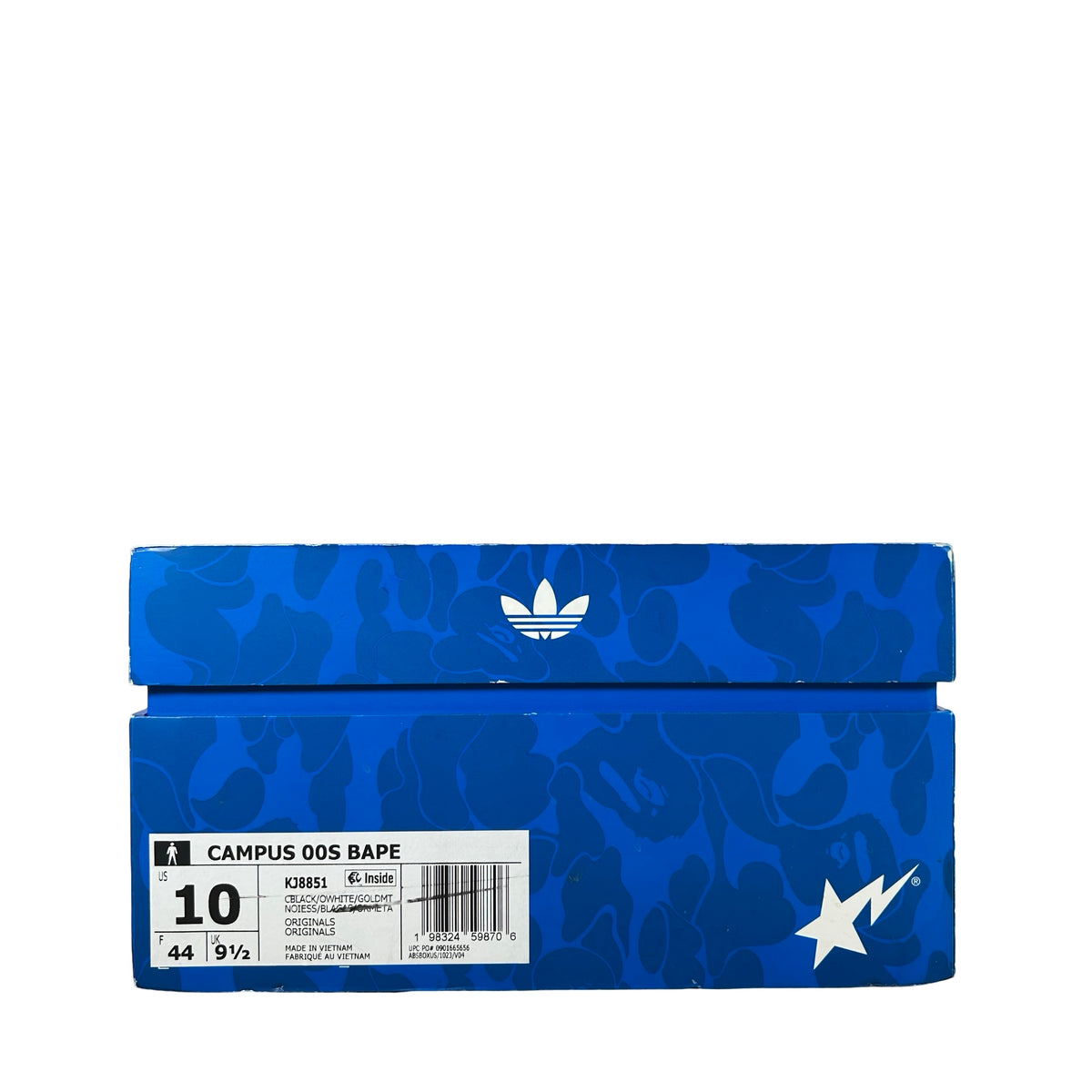 KJ8851 adidas Campus 00s Bape World Cup Pack Black White [USED] - 10 M (Used)