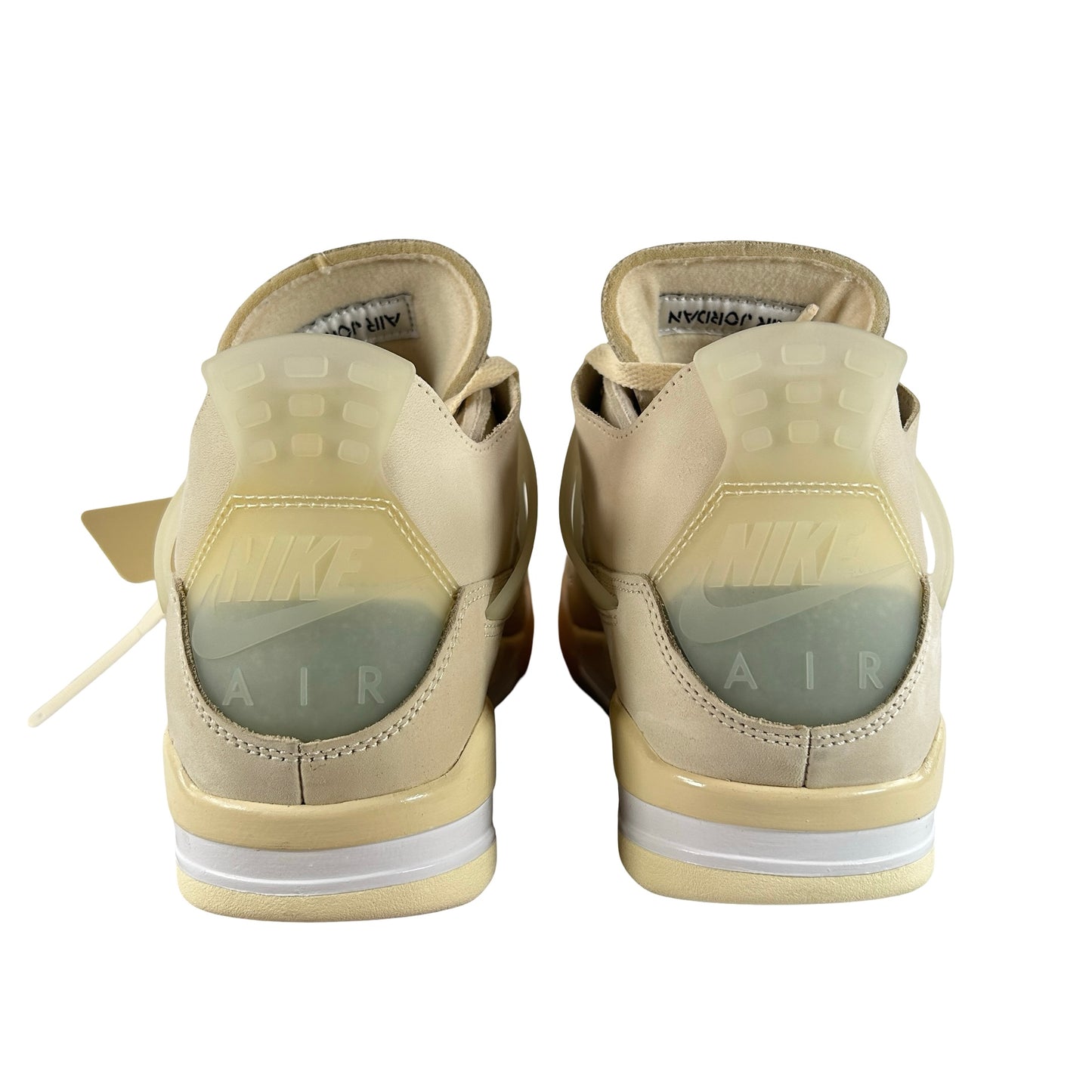 CV9388 100 Jordan 4 Off-White Sail [CONDITIONAL] - 12 W (Replace Box) (Crease on right shoe) (Light marks)
