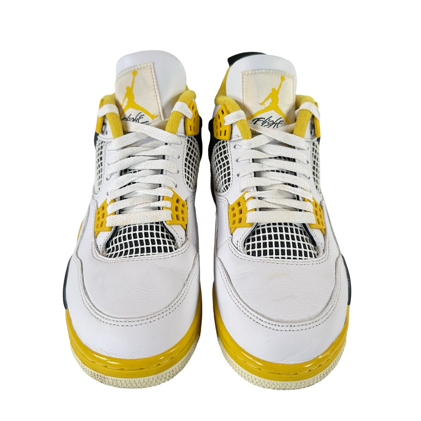 AQ9129 101 Jordan 4 Retro Vivid Sulfur (Women's) [USED] - 10.5 W (Used)