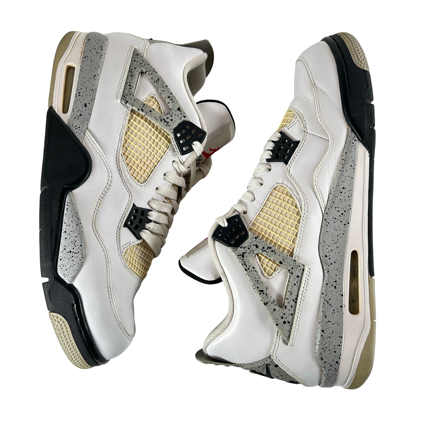 840606 192 Jordan 4 White Cement [USED] - 12 M (Used2) (No Box2)
