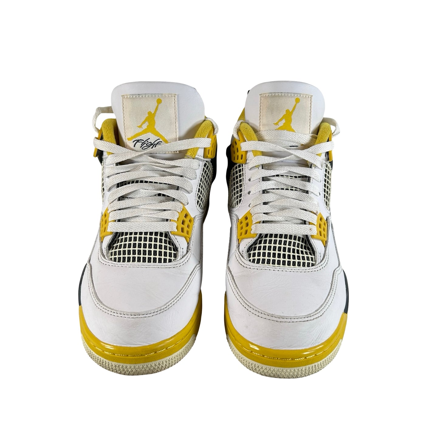 AQ9129 101 Jordan 4 Retro Vivid Sulfur (Women's) [USED] - 10.5 W (Used2)