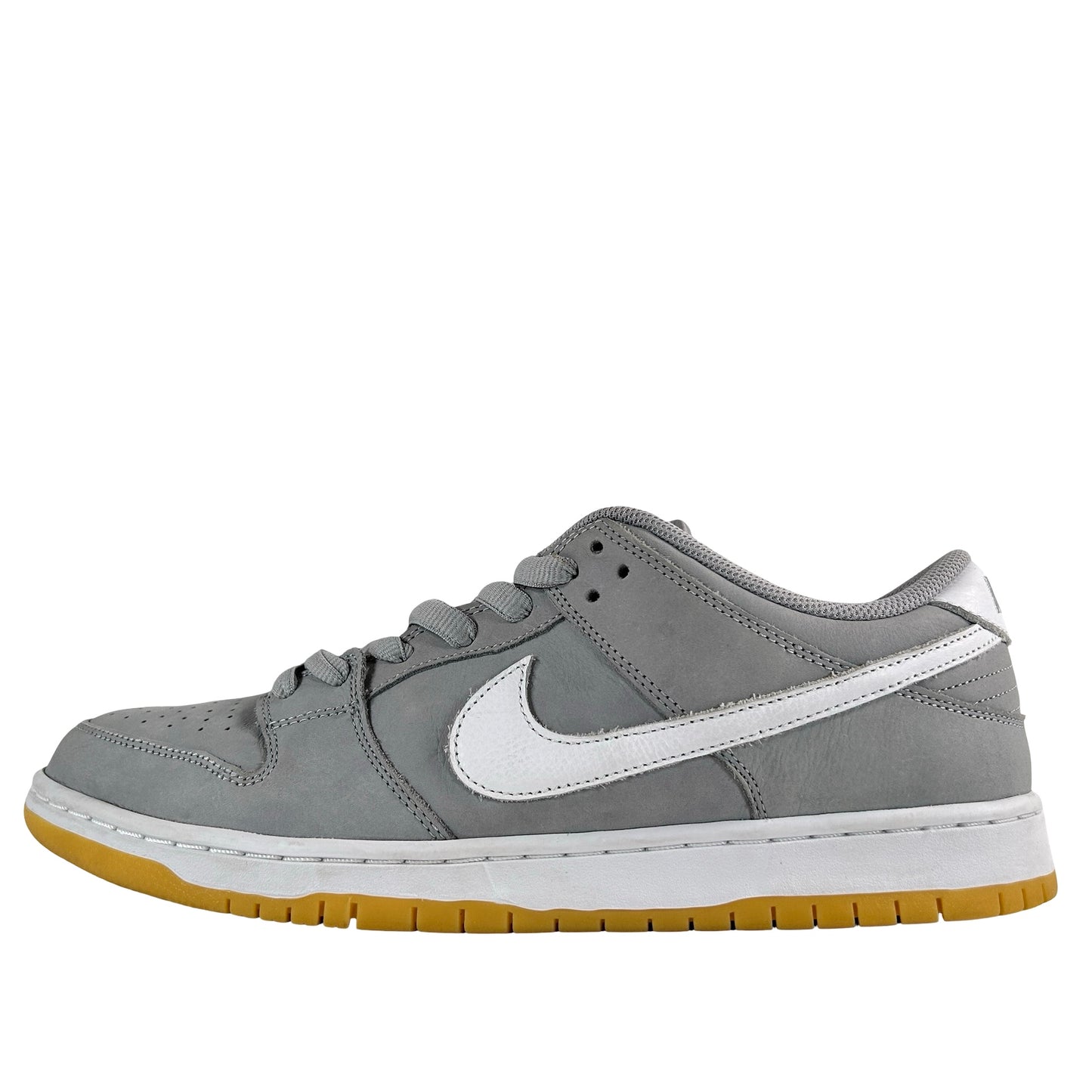 DV5464 001 Nike SB Dunk Low Pro ISO Orange Label Wolf Grey Gum [USED] - 13 M (Used)
