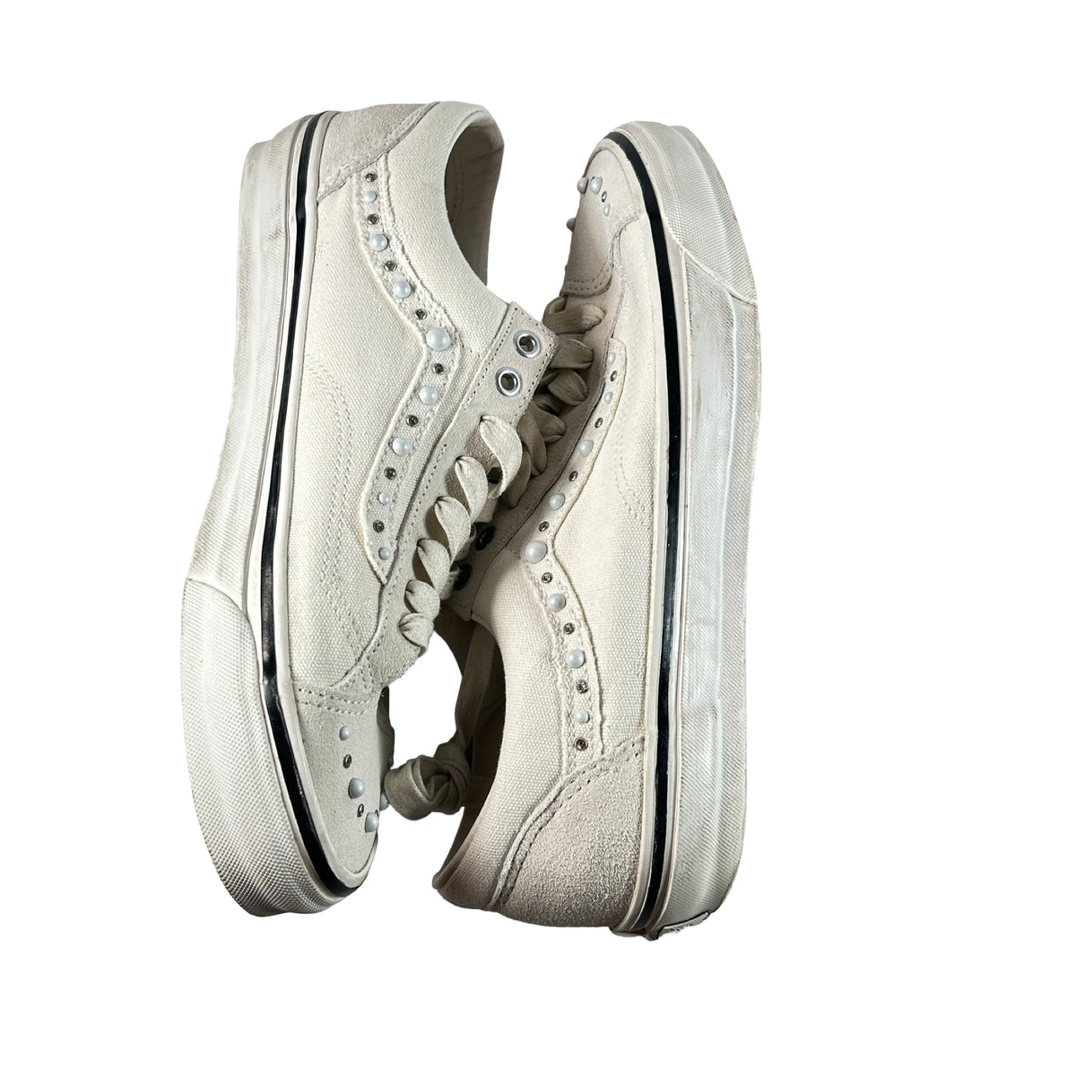 VN000E8VCCZ Vans OTW Old Skool 36 Pearlized Pack Marshmallow [USED] - 9.5 M (Used)