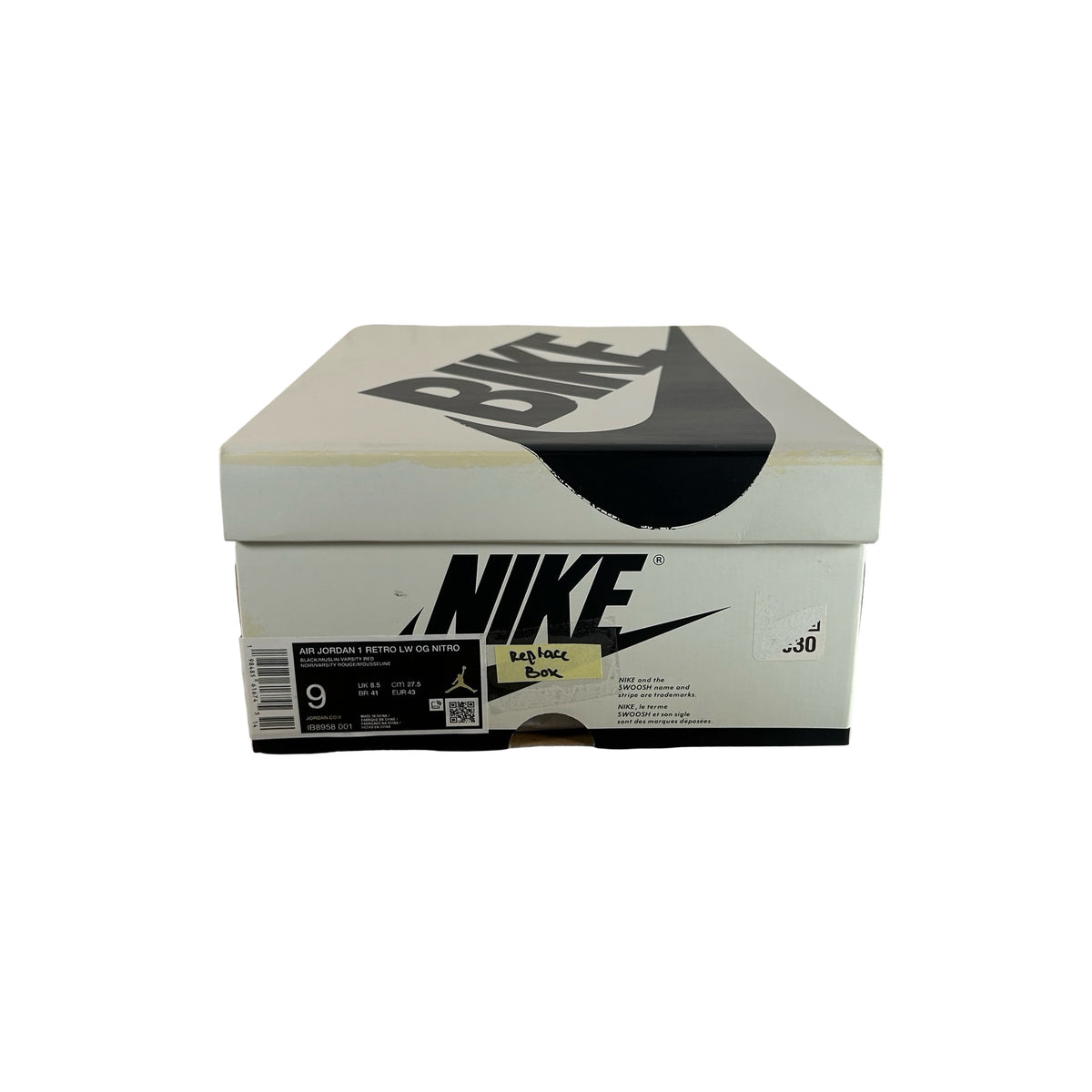 IB8958 001 Jordan 1 Retro Low OG Nigel Sylvester Nitro Better With Time [REPLACE BOX]