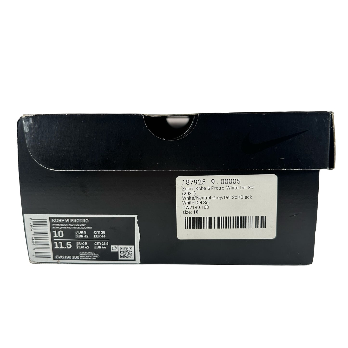 CW2190 100 Kobe 6 Protro Playoff Pack White Del Sol [USED] - 10 M (Used)