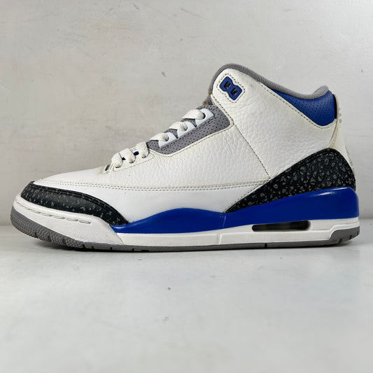 CT8532 145 Jordan 3 Retro Racer Blue [USED] - 10 M (Used2) (No Box)