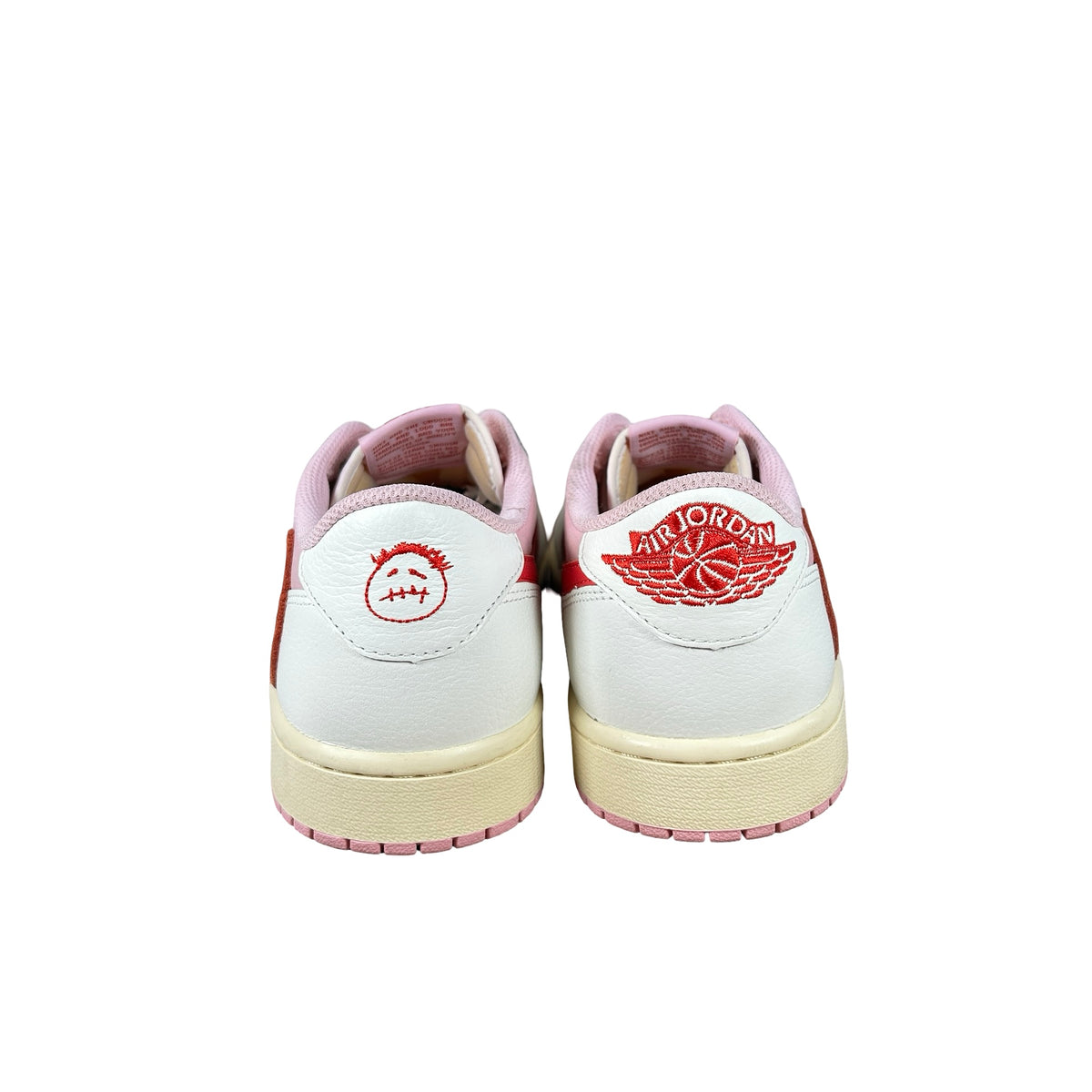 IQ7604 101 Jordan 1 Retro Low OG SP Travis Scott Sail Tropical Pink [USED] - 9 M (Used5)