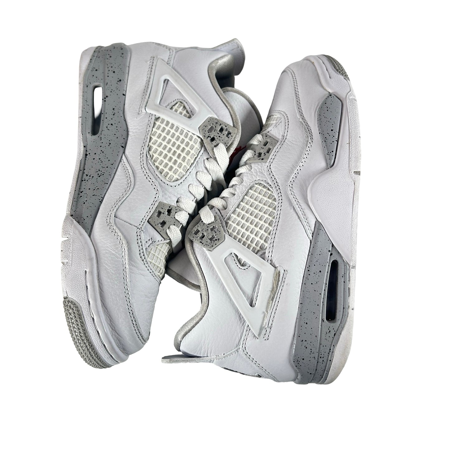 DJ4699 100 Jordan 4 Retro White Oreo (2021) (GS) [USED] - 5 Y (Used2)