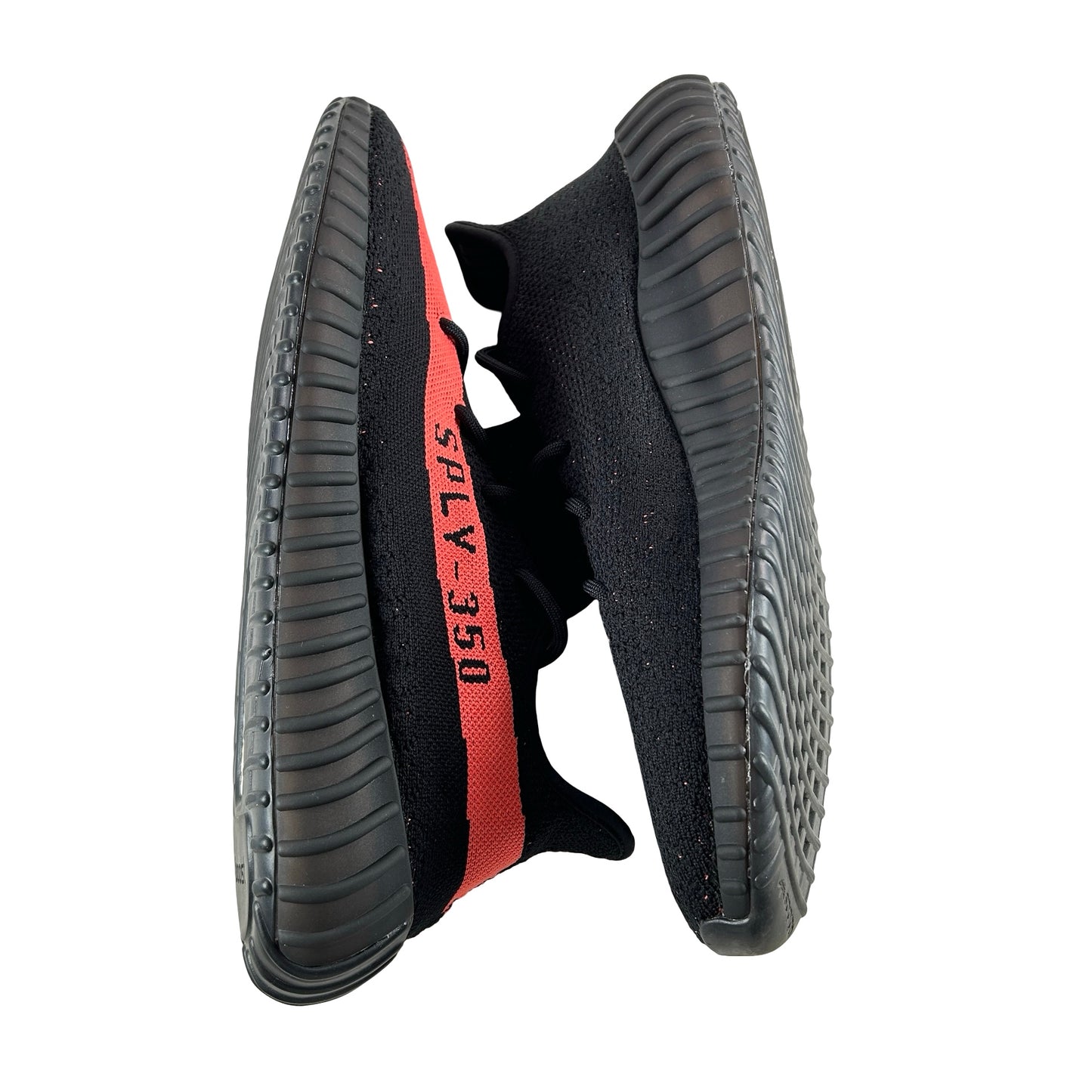BY9612 Yeezy Boost 350 V2 Core Black Red [USED] - 14.5 M (Used)