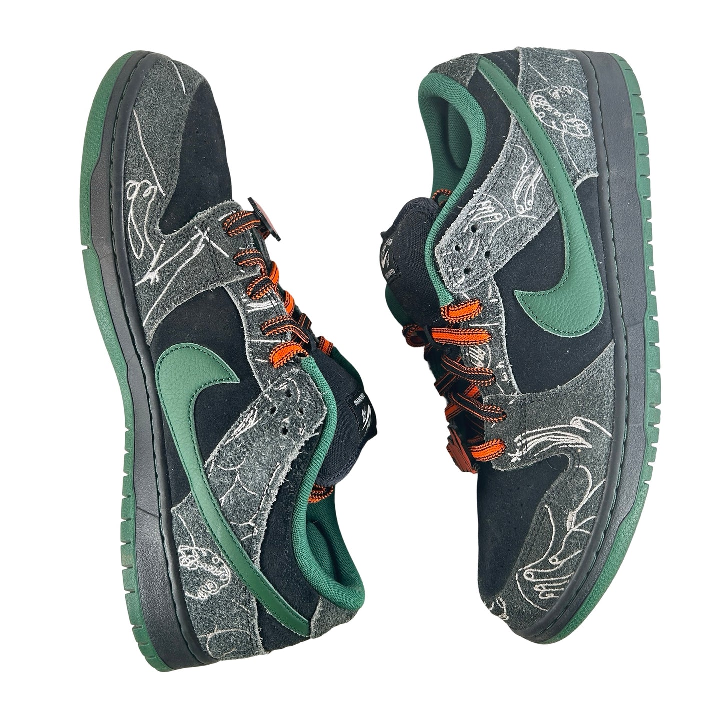 HF7743 001 Nike SB Dunk Low There Skateboards [USED] - 13 M (Used)