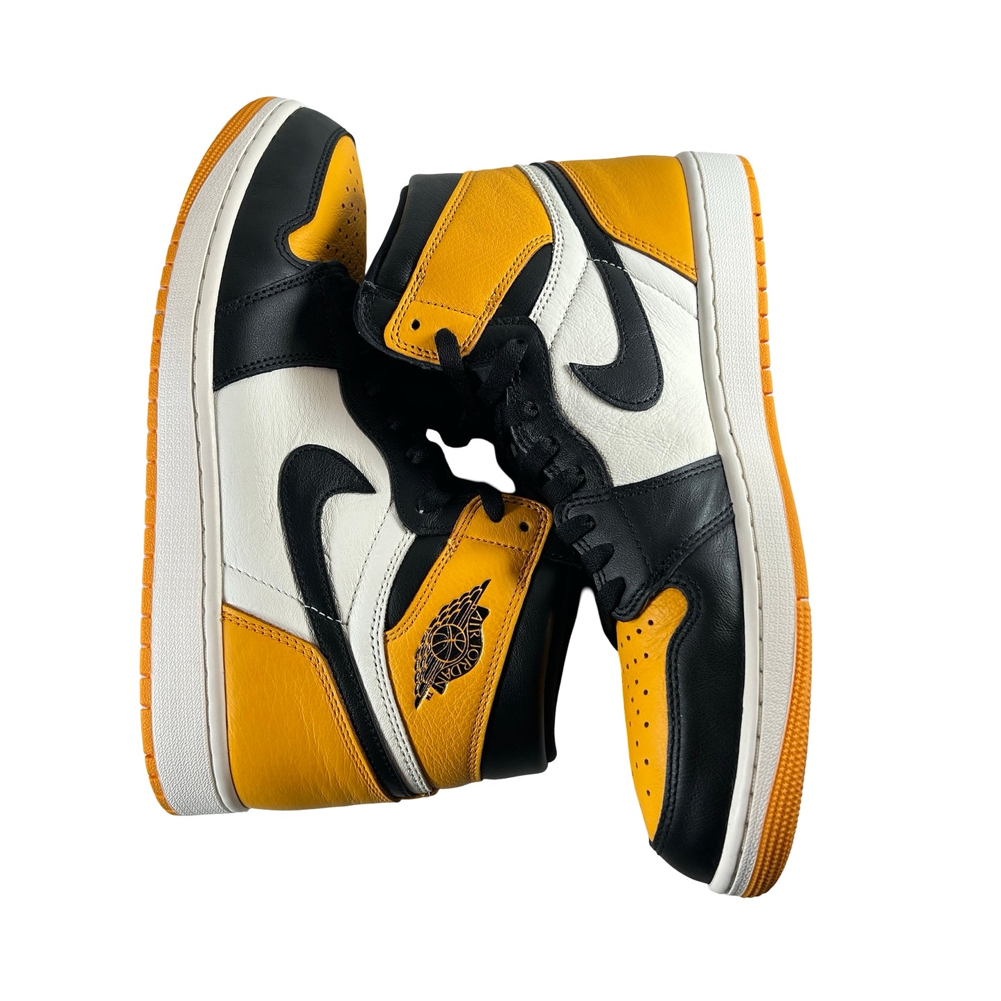 555088 711 Jordan 1 Retro High OG Yellow Toe [USED] - 12 M (Used4)