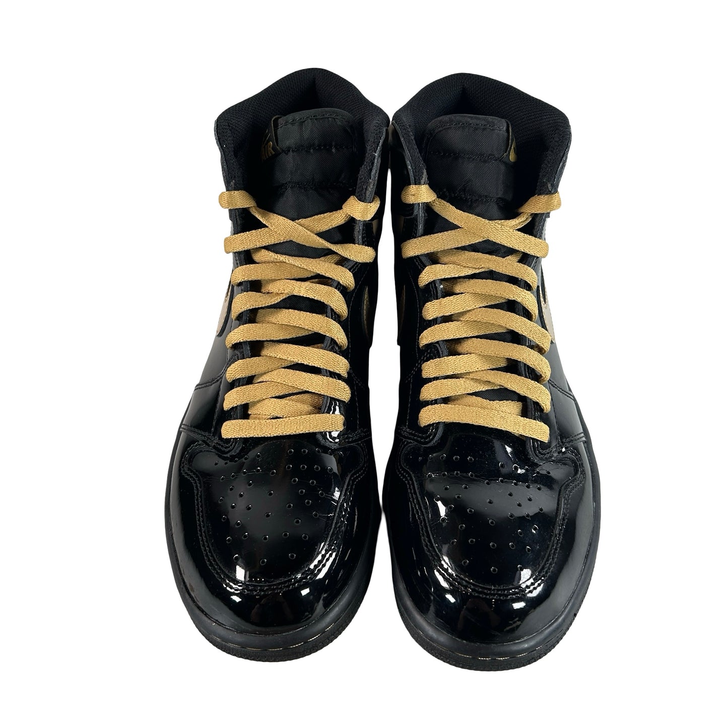 555088 032 Jordan 1 Black/Gold [USED] - 10 M (Used5)
