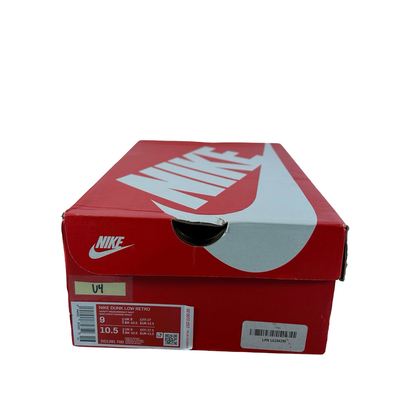 DD1391 700 Nike Dunk Low Michigan [USED] - 9 M (Used4)
