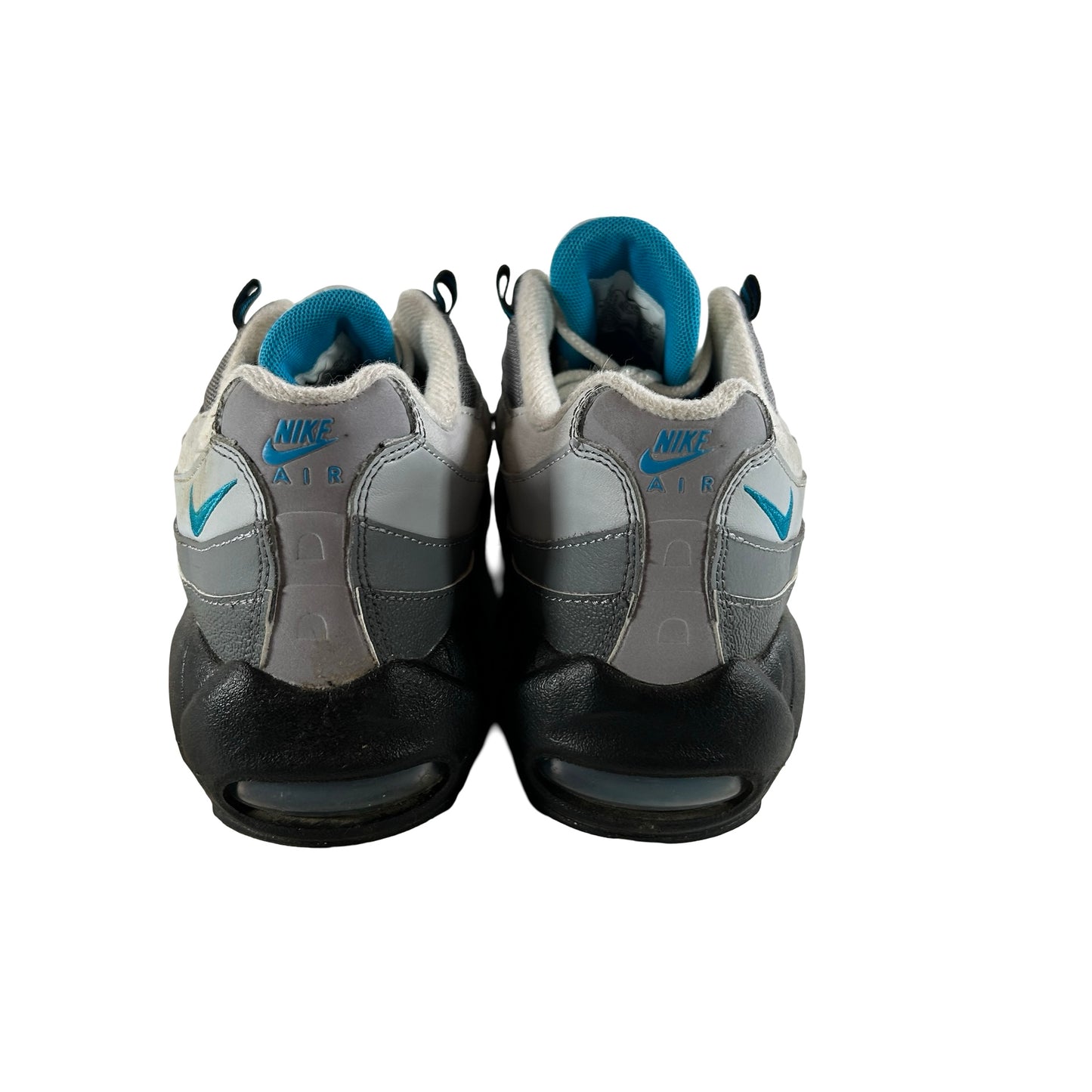 CJ3906 002 Nike Air Max 95 Recraft Grey Laser Blue (GS) [USED] - 5 Y (Used) (No Box)