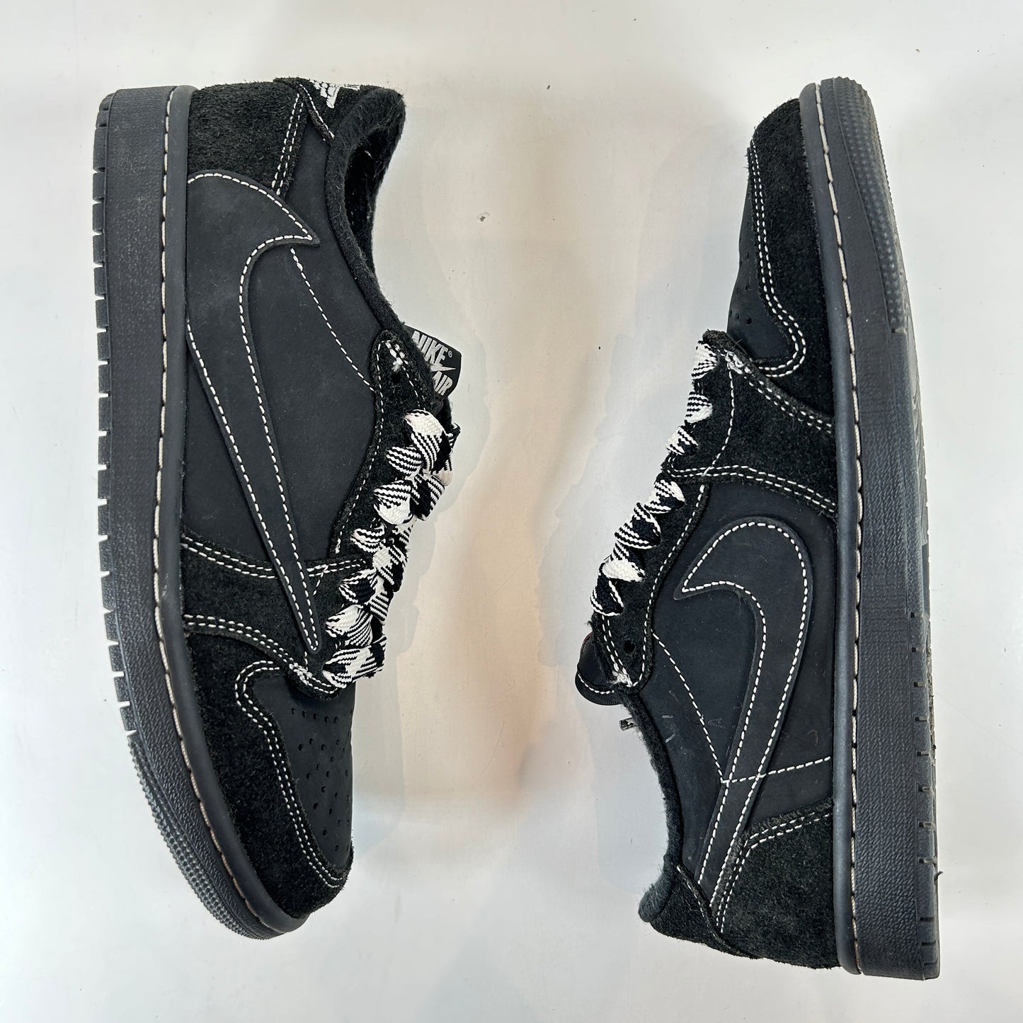 DM7866 001 Jordan 1 Retro Low OG Travis Scott Black Phantom [USED] - 7 M (Used)