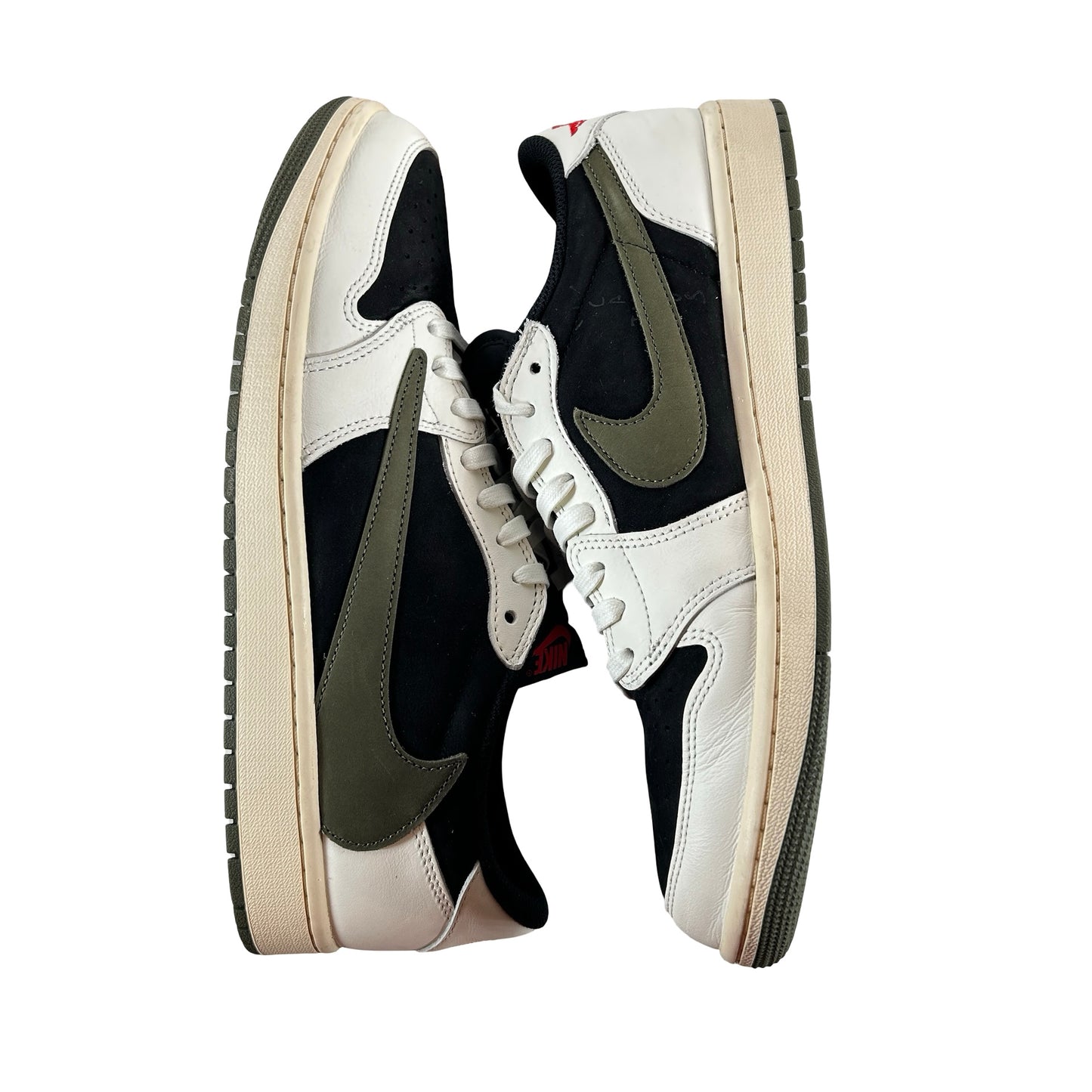 DZ4137 106 Jordan 1 Retro Low OG SP Travis Scott Olive (W) [USED] - 12 W (Used4)