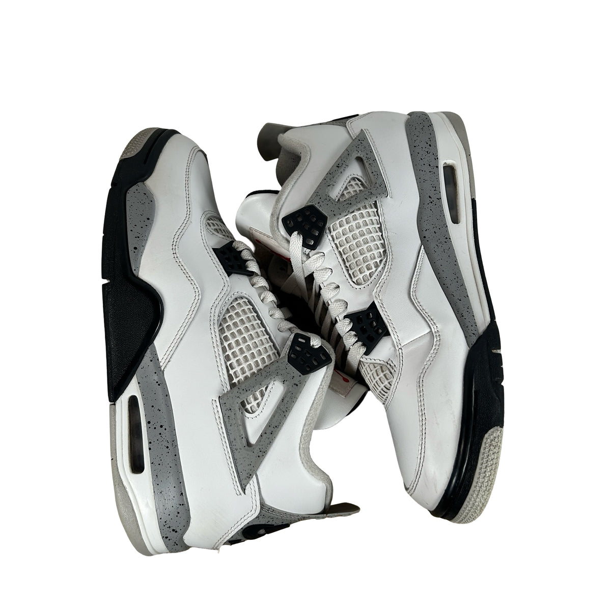 FV5029 100 Jordan 4 Retro White Cement (2025) [USED] - 9.5 M (Used19)