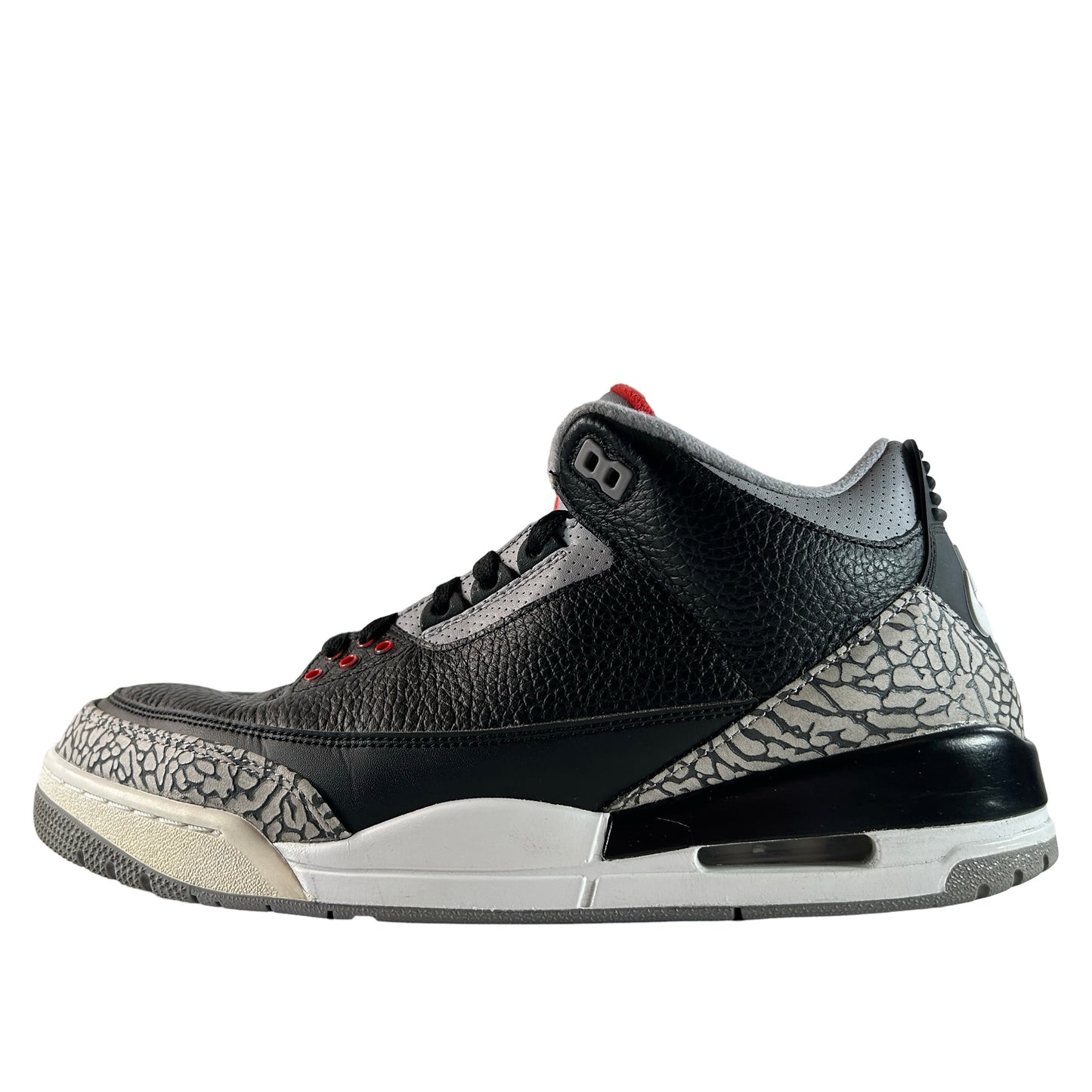 854262 001 Jordan 3 Black Cement 2018 [USED] - 11.5 M (Used) (Replace Box)