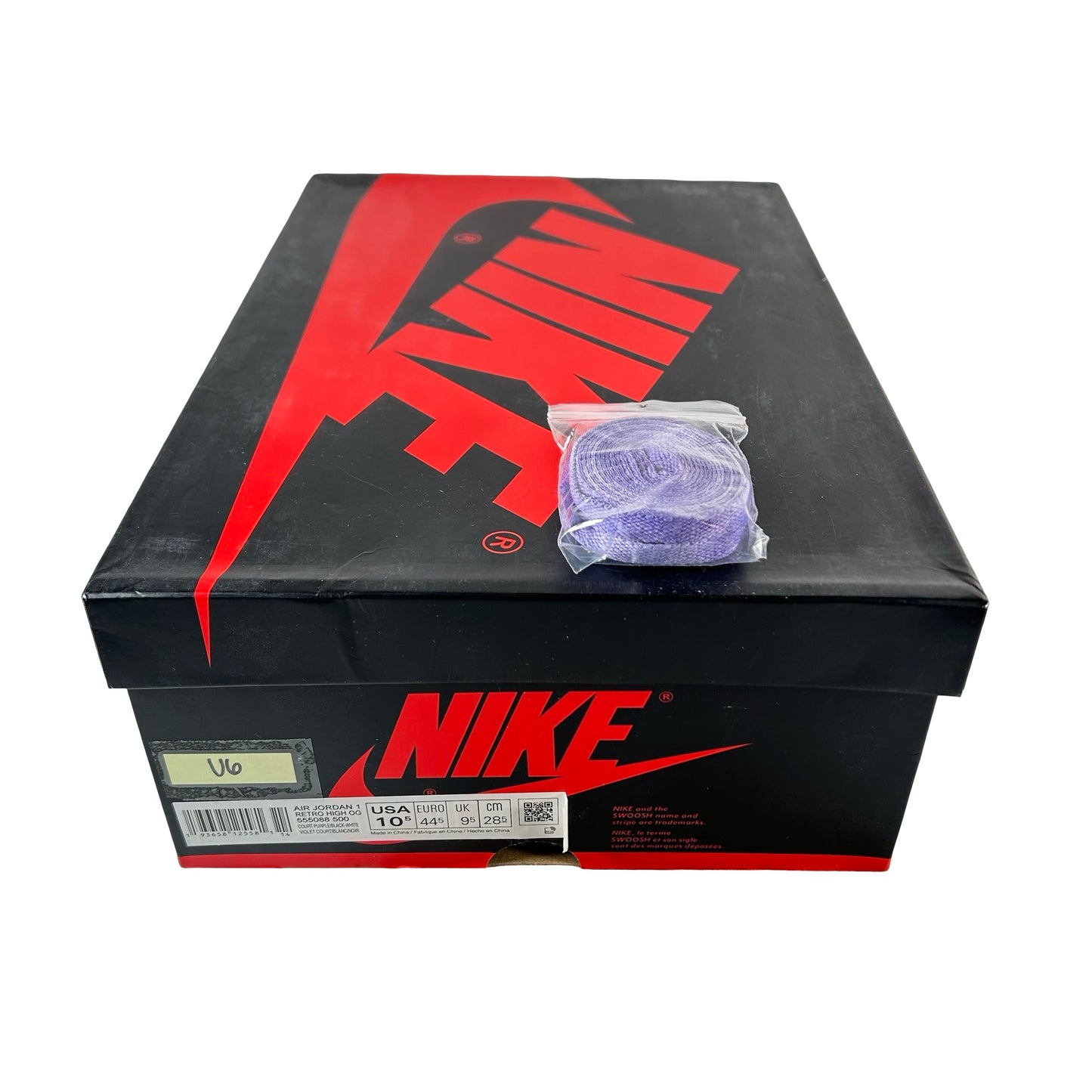 555088 500 Jordan 1 Court Purple [USED] - 10.5 M (Used6)