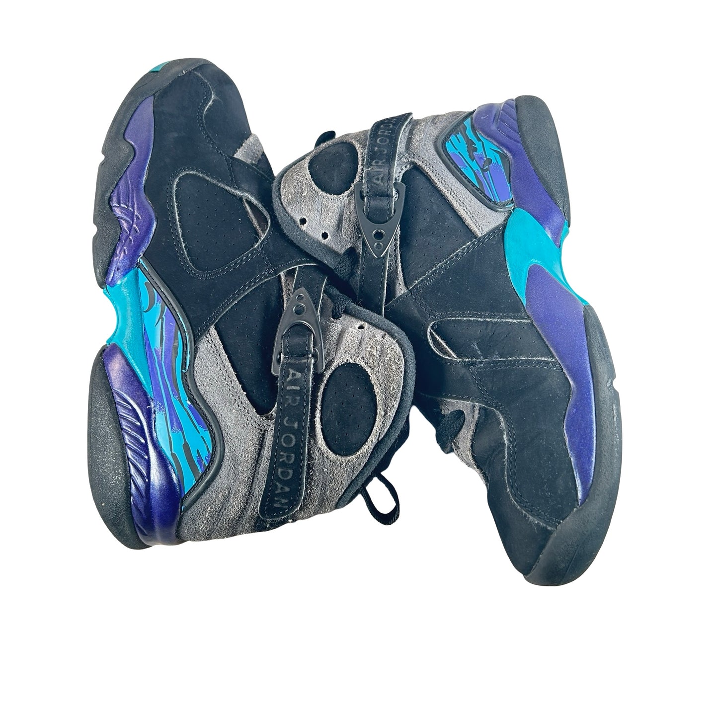 305368 006 Jordan 8 Retro Aqua (2025) (GS) [USED] - 4 Y (Used) (No Box)