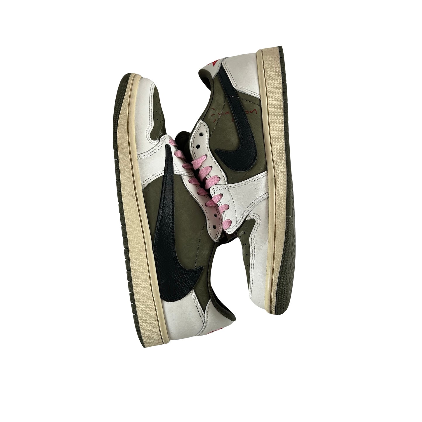 DM7866 200 Jordan 1 Retro Low OG SP Travis Scott Medium Olive [USED] - 8 M (Used3)