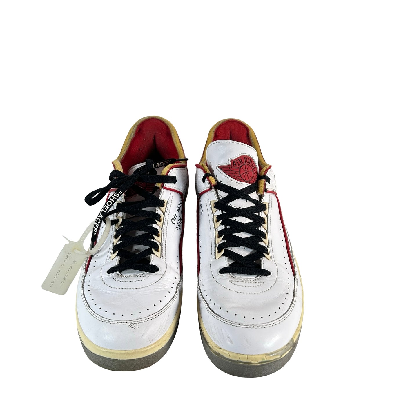 DJ4375 106 Jordan 2 Retro Low SP Off-White White Red [USED] - 13 M (Used2)