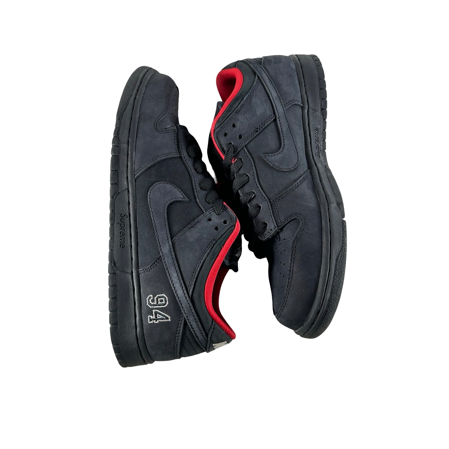 HQ8487 001 Nike SB Dunk Low Supreme 94 Black [USED] - 10 M (Used) (No Box)