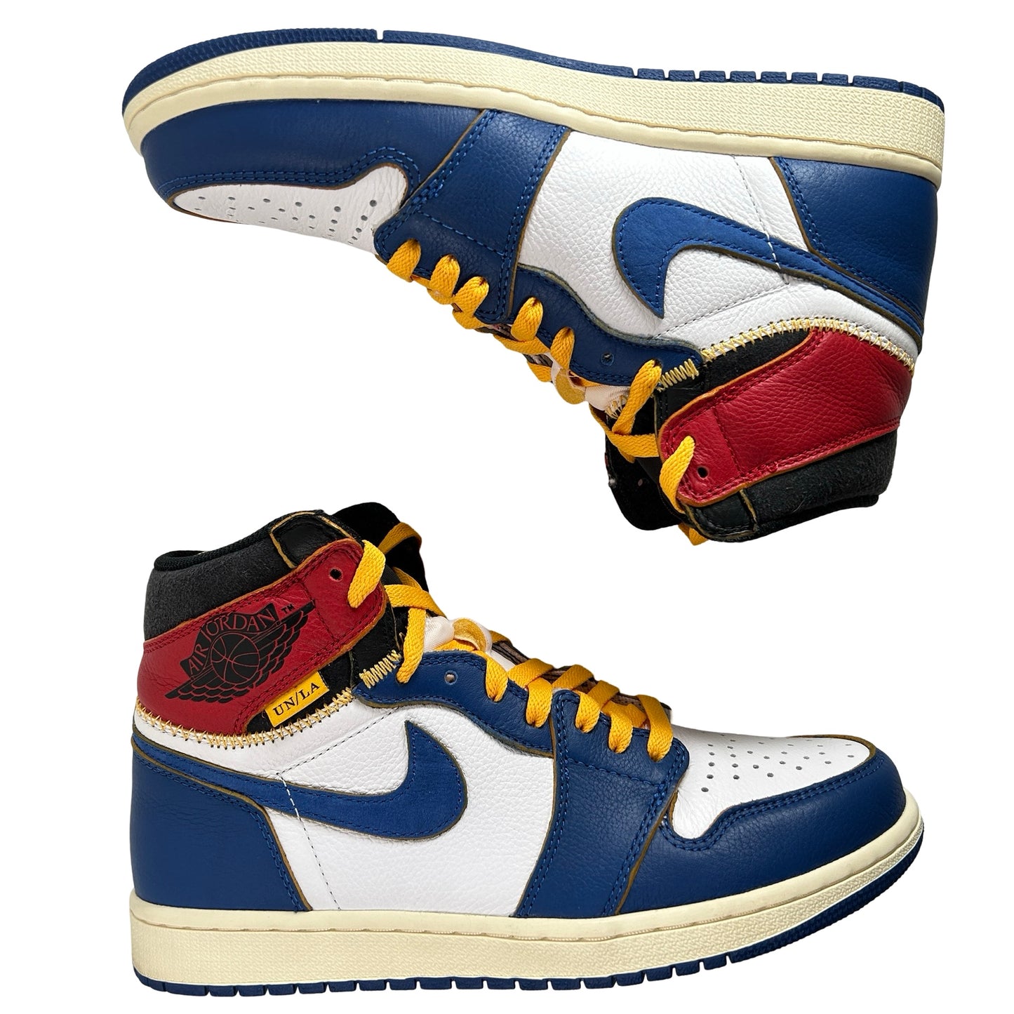 BV1300 146 Jordan 1 Union Storm Blue Toe [USED] - 9 M (VNDS)