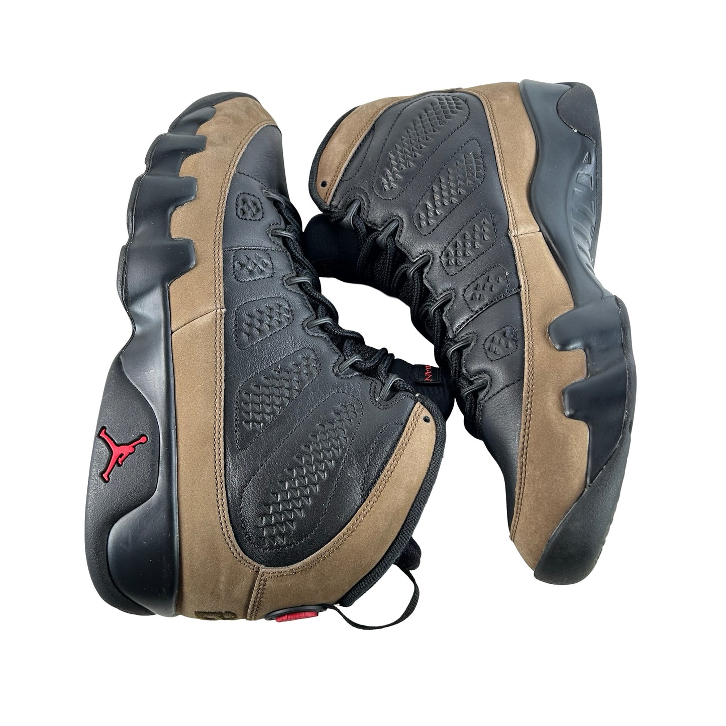 HV4794 030 Air Jordan 9 Retro Olive (2024) [USED] - 9.5 M (Used12)