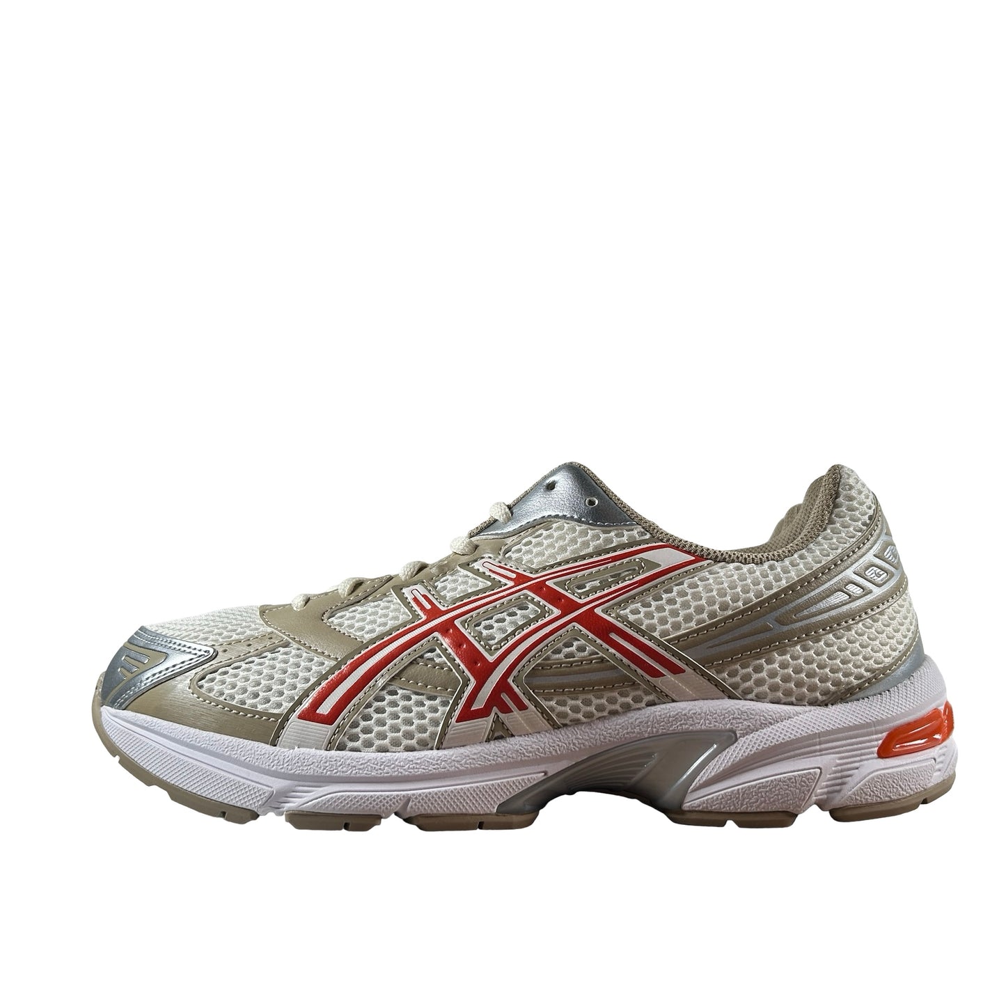 1203A966 100 ASICS Gel-1130 Cream Vermillion Tomato [USED] - 8 M (Used) (No Box)