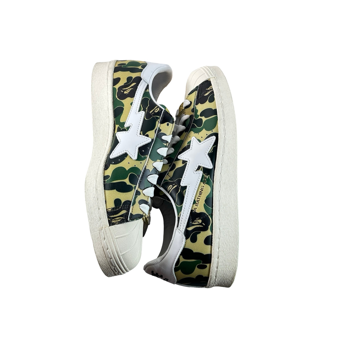 GZ8981 adidas Superstar Bape ABC Camo Green [USED] - 7.5 M (Used)