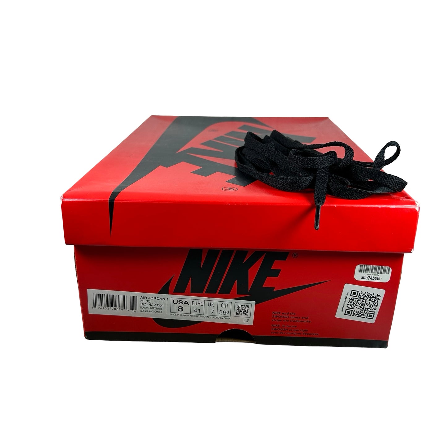 BQ4422 001 Jordan 1 Retro High 85 Black White (2023) [USED] - 8 M (Used)