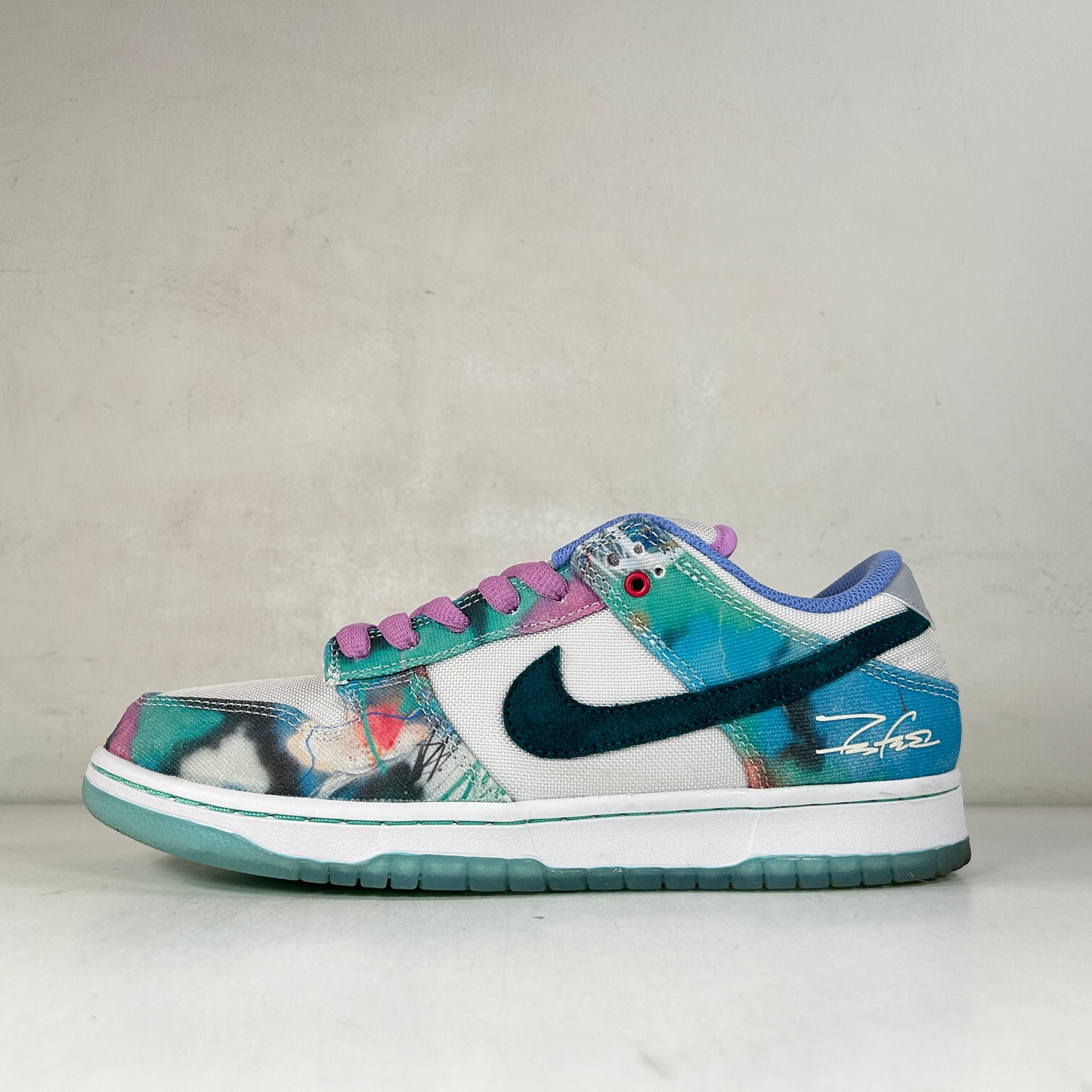 HF6061 400 Nike SB Dunk Low Futura Laboratories Bleached Aqua [USED] - 9 M (Used2)