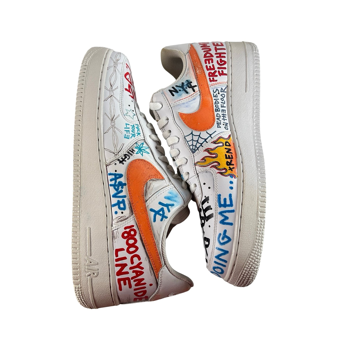 Nike Air Force 1 Low Vlone x Pauly x Mase x Himumimdead [CONDITIONAL] - 12 M (Yellowing) (Replace Box)