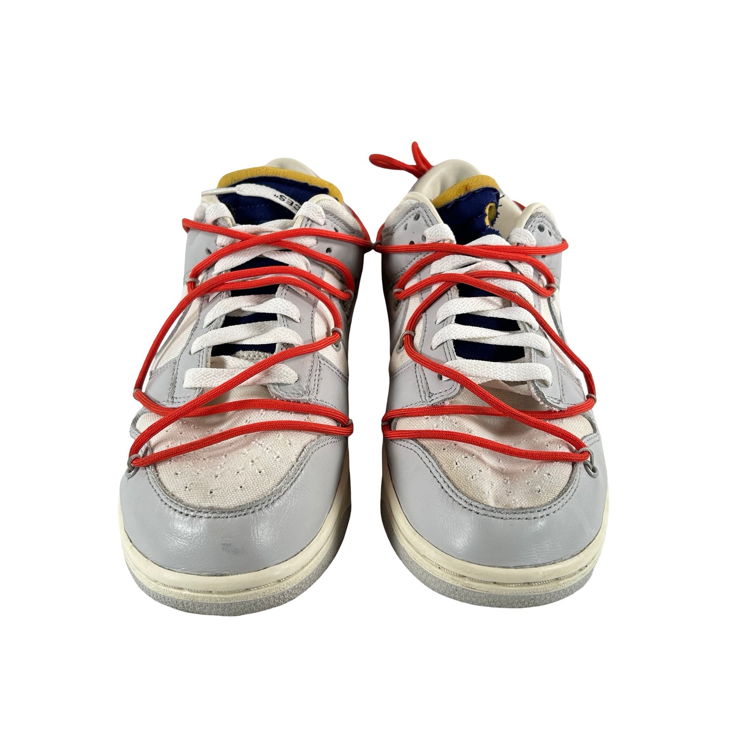 DM1602 126 Nike Dunk Low Off-White Lot 23V [USED] - 10 M (Used)