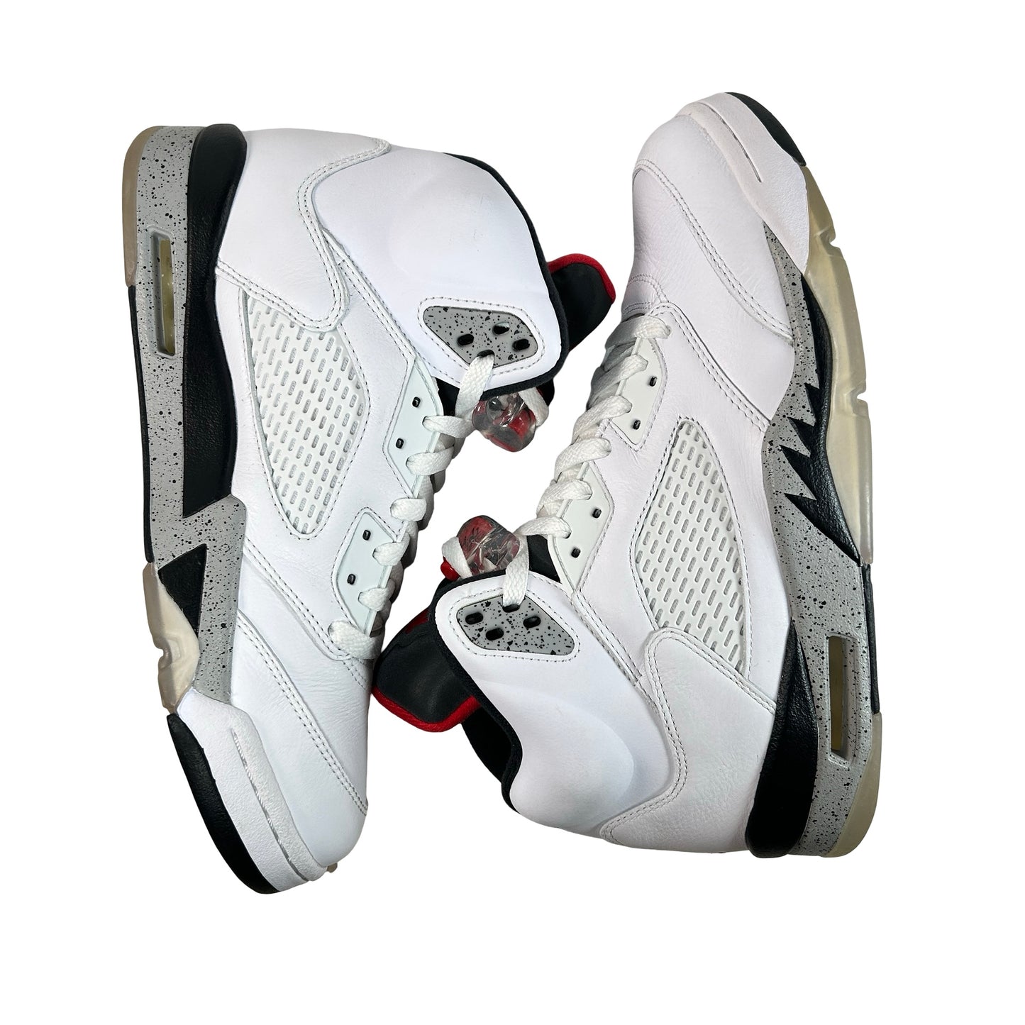 136027 104 Jordan 5 Retro White Cement [USED] - 9 M (Used)