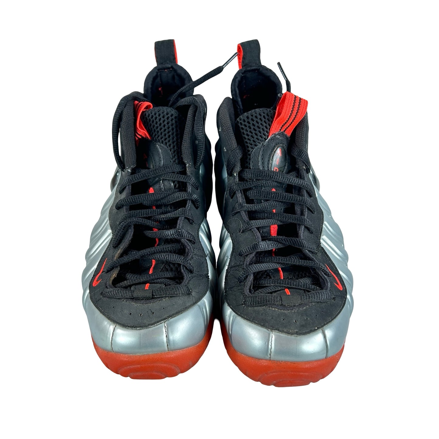 624041 016 Nike Air Foamposite Pro Bright Crimson [USED] - 9.5 M (Used) (Slight Seperation)