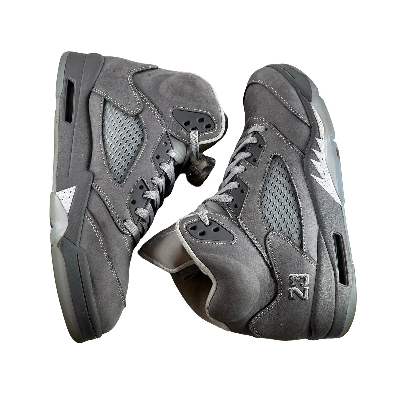 DD0587 002 Jordan 5 Retro Wolf Grey (2026) [USED] - 12 M (Used)