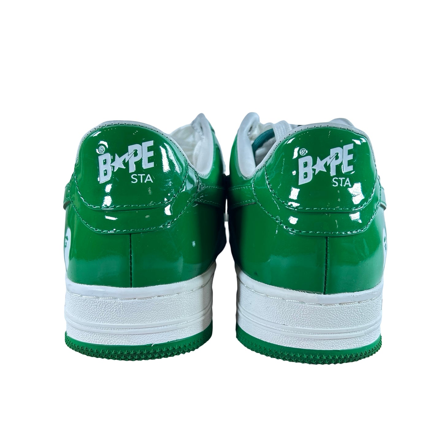 001FWH701001 GRN A A Bathing Ape Bape Sta Low Green [USED] - 8 M (Used)