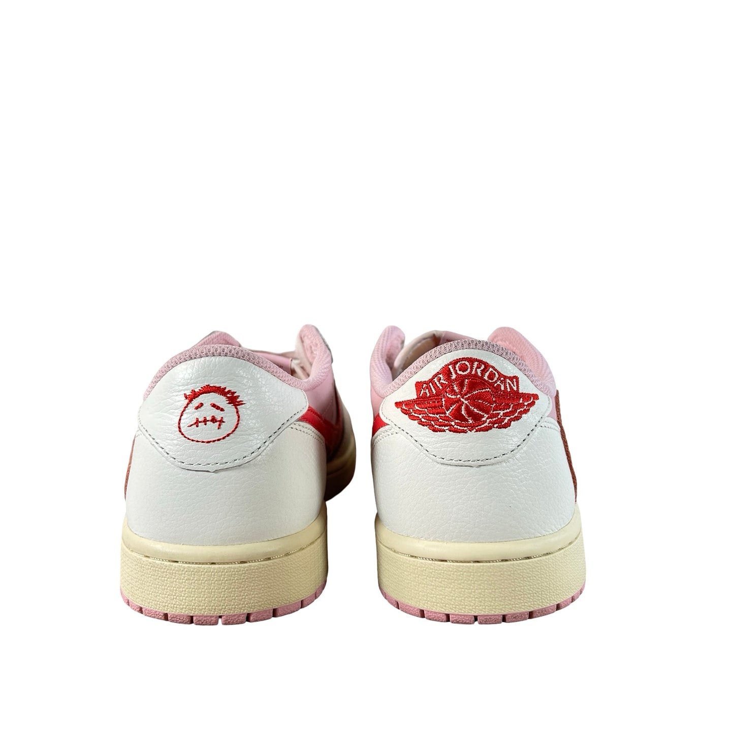 IQ7604 101 Jordan 1 Retro Low OG SP Travis Scott Sail Tropical Pink [USED] - 9.5 M (Used5)