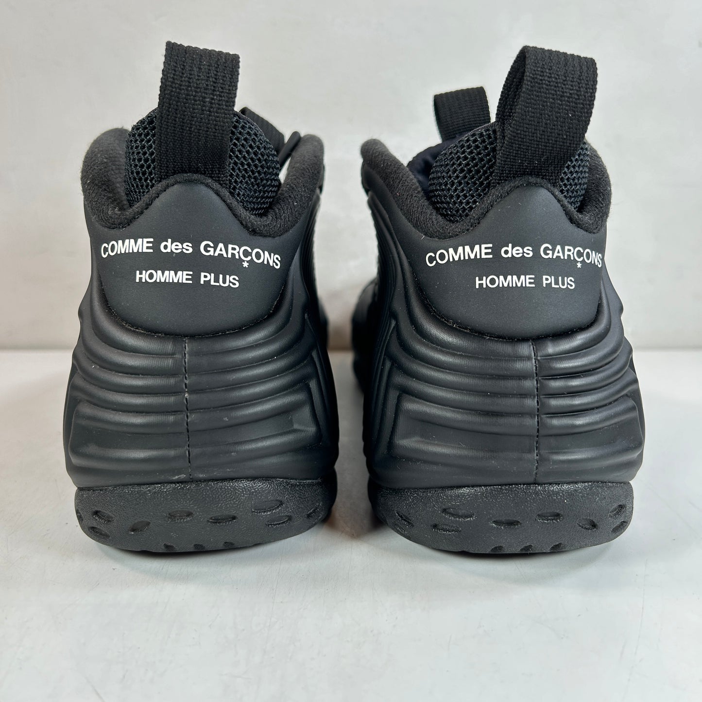 DJ7952 001 Nike Air Foamposite One Comme des Garcons Homme Plus Black [USED] - 10.5 M (VNDS)