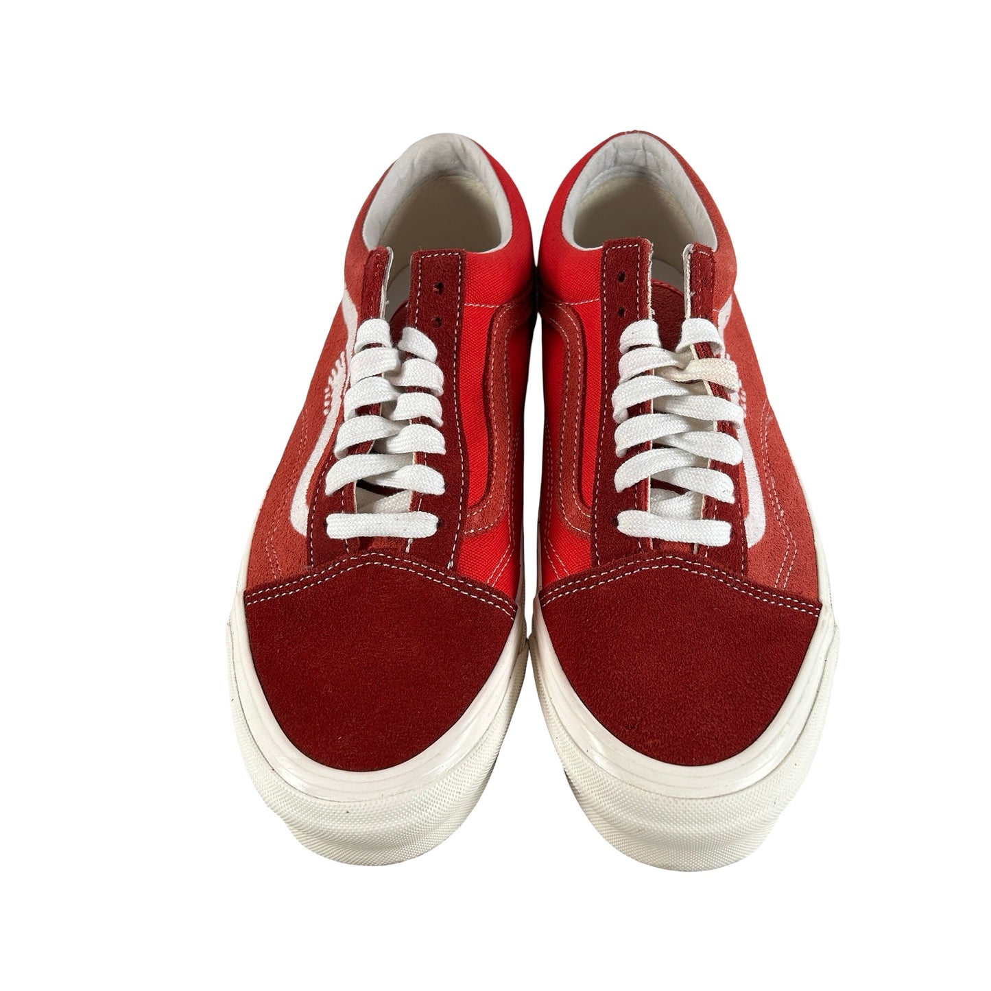 VN0A4P3X214 Vans Old Skool Notre Red [USED] - 9.5 M (Used)
