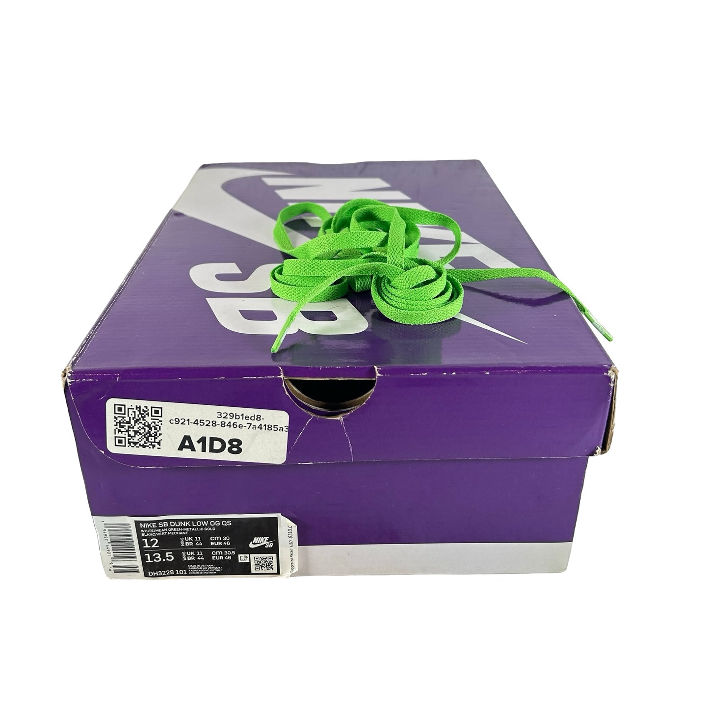 DH3228 101 Dunk SB Low Supreme Green [USED] - 12 M (Used)