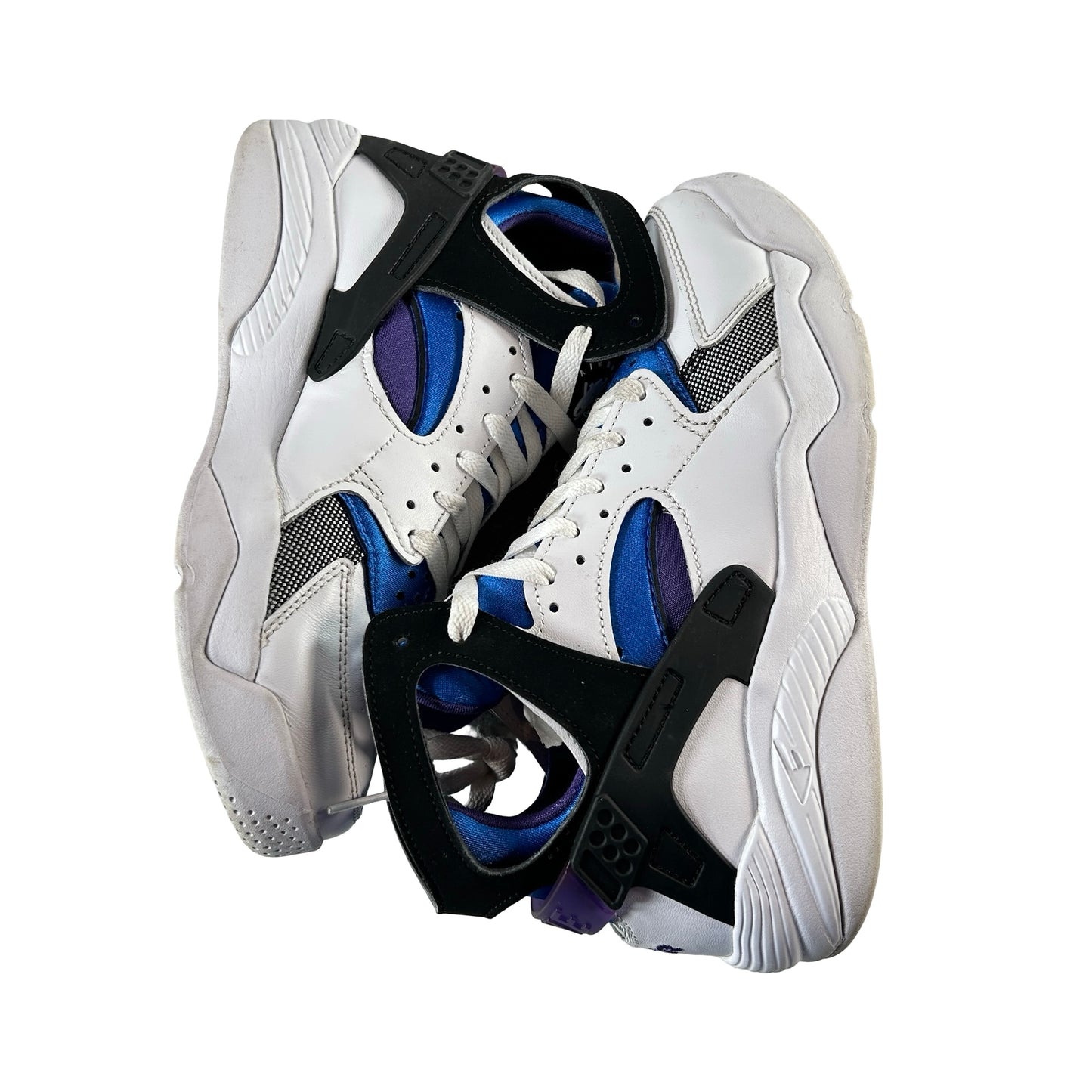 FDD183 101 Nike Air Flight Huarache OG White Varsity Purple (2023) [USED] - 7.5 M (Used) (Replace Box)
