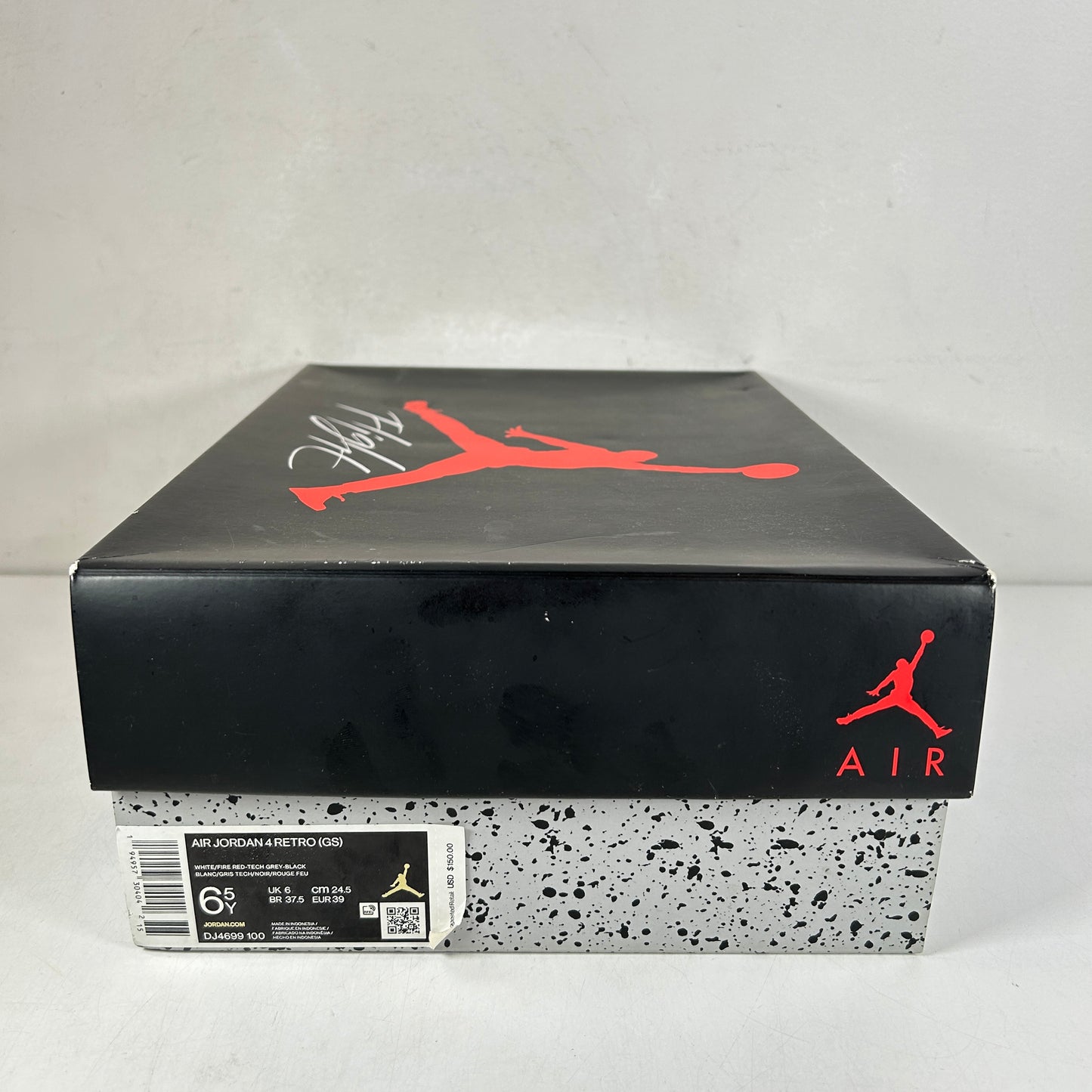 DJ4699 100 Jordan 4 Retro White Oreo (2021) (GS) [USED] - 6.5 Y (Used)