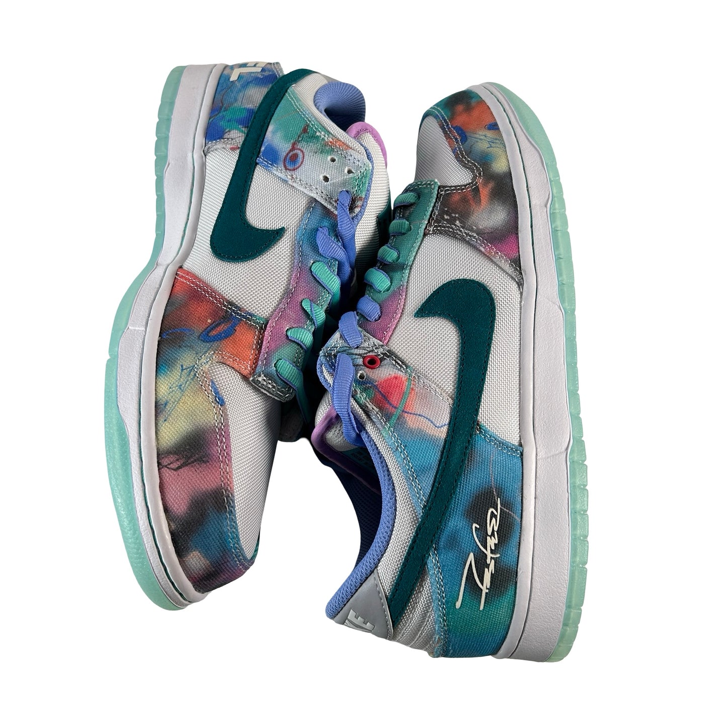 HF6061 400 Nike SB Dunk Low Futura Laboratories Bleached Aqua [CONDITIONAL] - 11.5 M (Mark on right toe box)