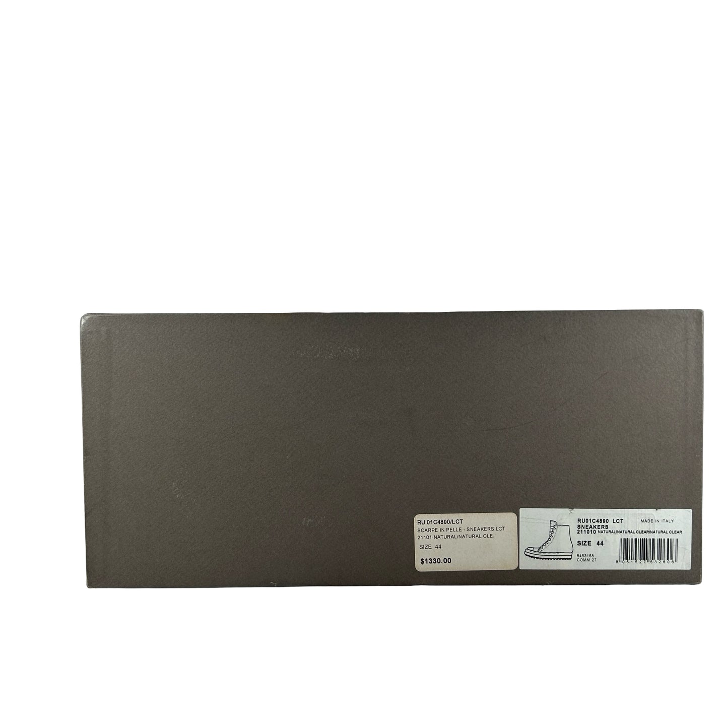 RU01C4890 LCT 211010 Rick Owens EDFU High Natural Transparent [USED] - EU 44 (Used)