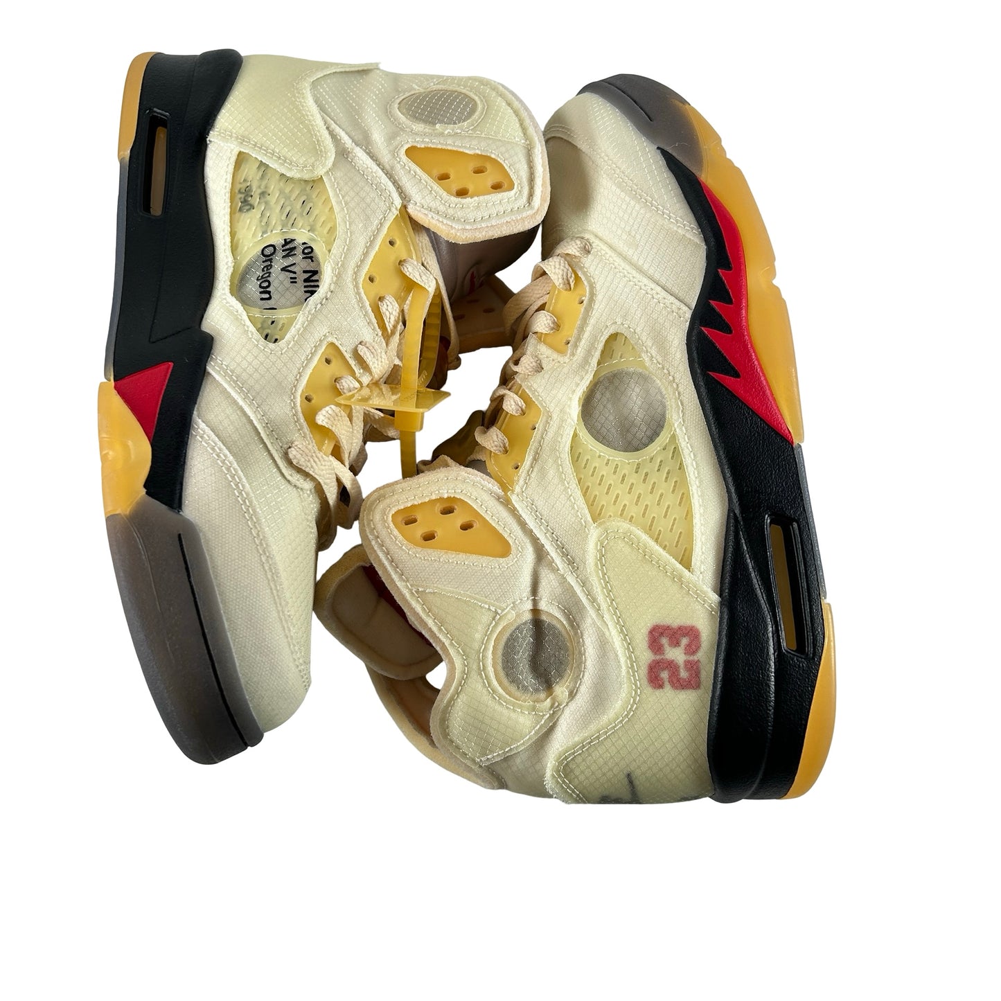 DH8565 100 Jordan 5 Off-White Sail [CONDITIONAL] - 10 M (Small Mark On Right Foot)